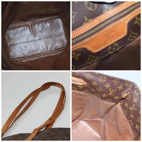 LOUIS VUITTON Monogram Sac Shopping Tote Bag M51108 LV Auth 132931 - Picture 14 of 16